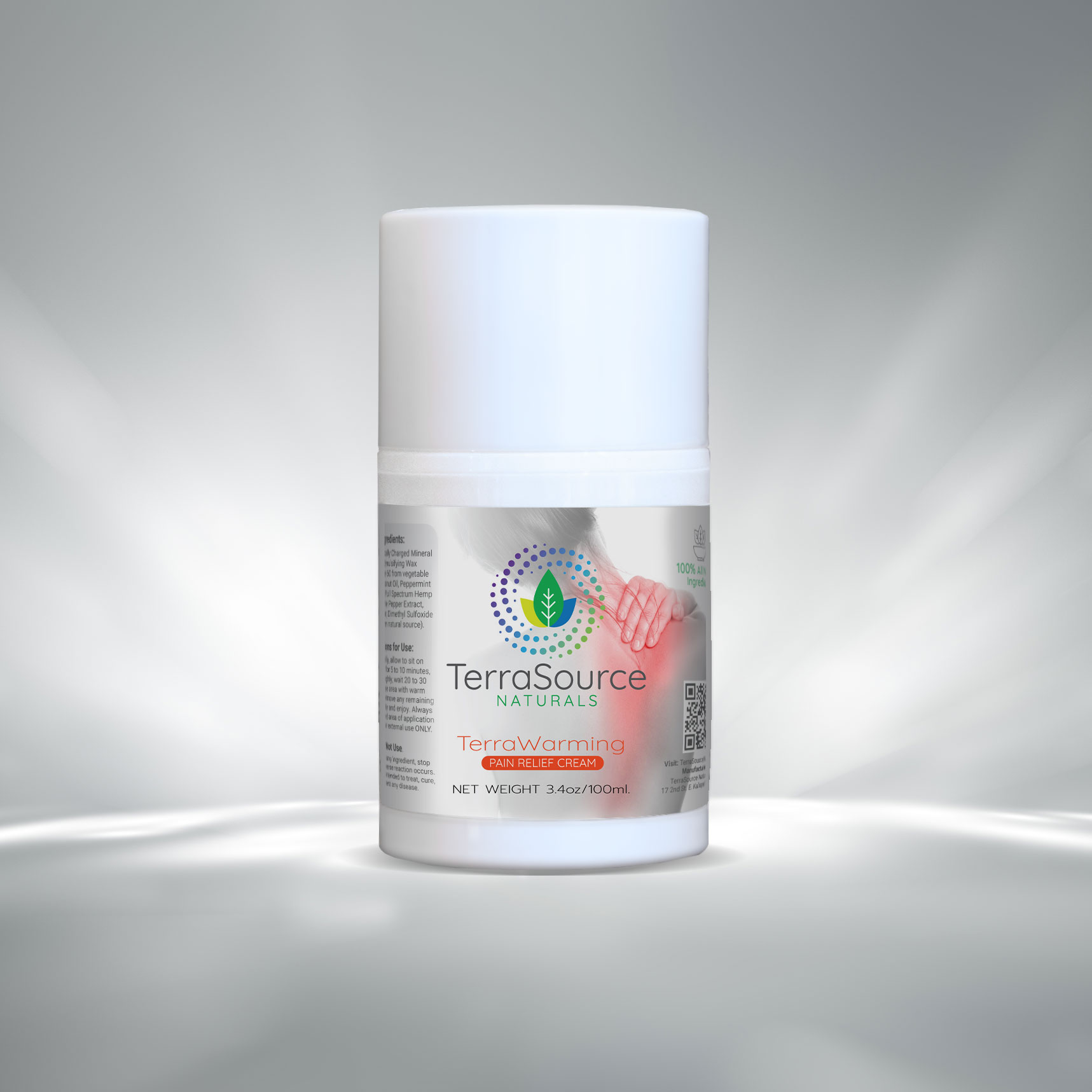 TerraSource -TerraEase  - natual muscle relief cream lotion